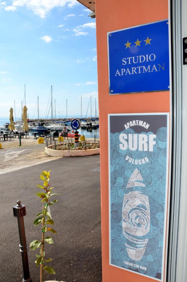 Studio Apartment Surf By The Sea Opatija Exteriör bild